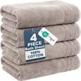 thumbnail image 1 of Casa Platino 12 Piece Bath Towel Set - Includes Bath Towels, Hand Towels & Washcloths - Platinum, 1 of 8