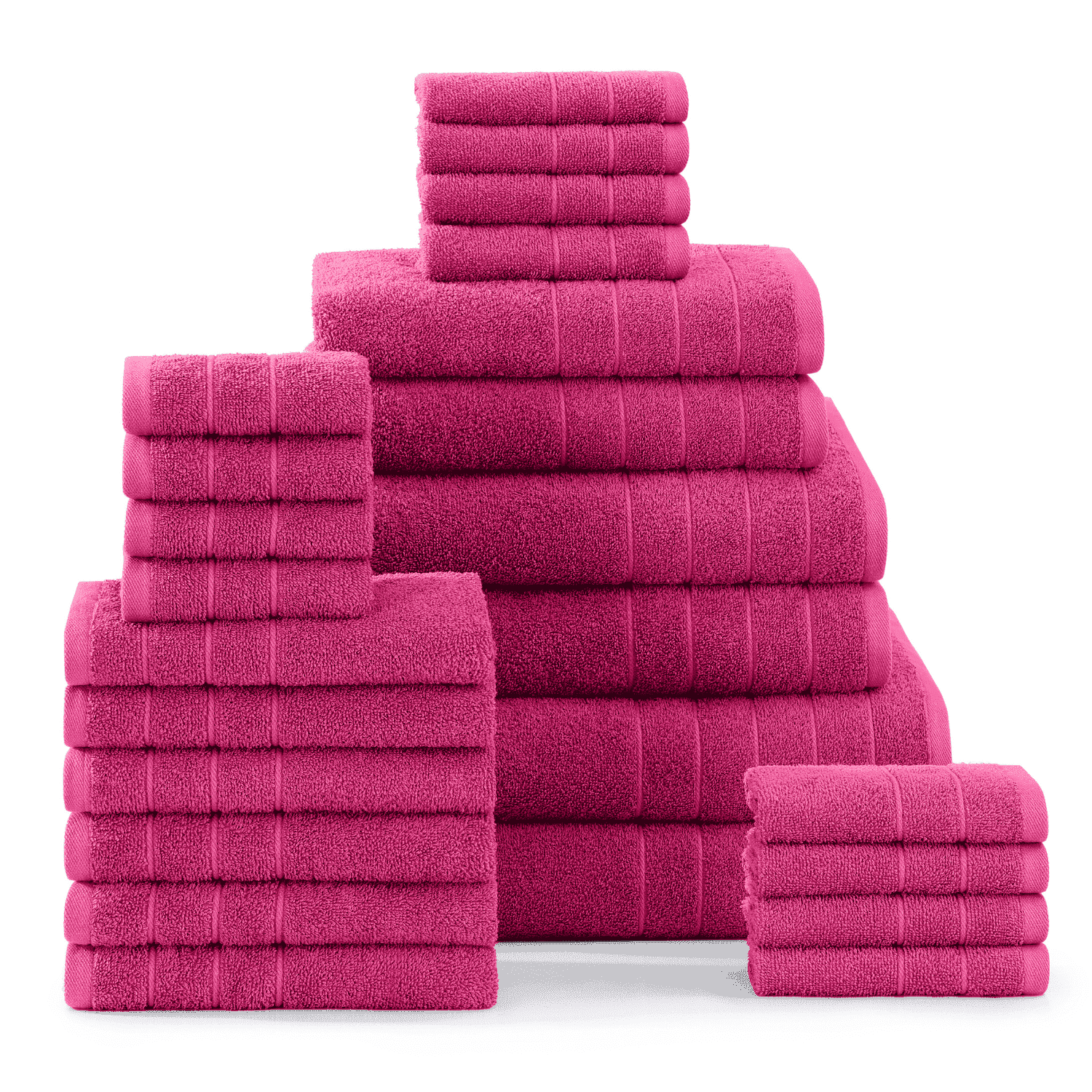 Fuchsia towel set shop