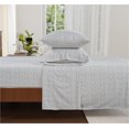 thumbnail image 1 of Casa Platino 3-Piece Double Microfiber Sheet Set Gray Base, Twin – Ultra-Soft, 1 of 1