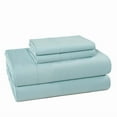 thumbnail image 1 of Casa Platino 600 TC 100% Cotton Twin XL Bed Sheet Set - Fully Elasticized, Soft & Comfortable Cotton Sheets, Perfect for Dorm Rooms - French Blue, 1 of 8