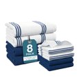 thumbnail image 1 of Casa Platino 8PC Dish Towels for Kitchen Drying, 16"x26", Kitchen Towels Cotton, Kitchen Dish Towels, Kitchen Towel Set, Dish Towel, Kitchen Towels Decorative Set, Blue Kitchen Towels - Indigo, 1 of 7