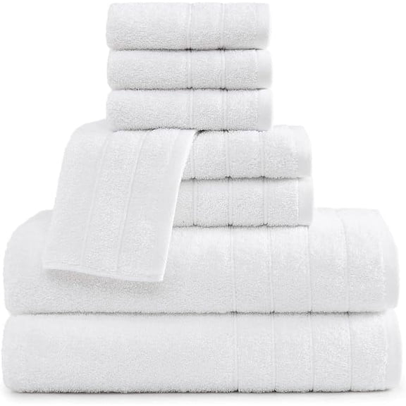 Ample Decor Washcloths Pack of 5 12 X 12 Inch 100% Cotton 600 GSM, Soft Absorbent