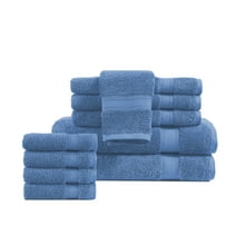 Casa Platino Bath Towels Set of 10, 2 Bath Towels, 4 Washcloths, 4 Hand Towels for Bathroom, Soft & Absorbent - Allure