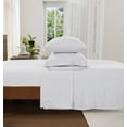 thumbnail image 1 of Casa Platino California King Size Bed Sheets Set - Washed Ultra-Soft Microfiber Bed Sheets - Extra Soft - 4 Piece Set - Bedding Sheets & Pillowcases, California King-White, 1 of 9