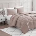 thumbnail image 1 of Casa Platino Comforter Queen Size Set – Ultra Soft & Cozy Brushed Microfiber Queen Size Bedding Set - Comfy Comforter Set Queen - Includes Queen Comforter & 2 Queen Pillow Shams – Sepia Rose, 1 of 9