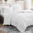 thumbnail image 1 of Casa Platino Full Comforter Set Pre-Washed – 7 Piece Bed in a Bag – Brushed Soft Microfiber Full Bedding Set with Comforter, Flat Sheet, Fitted Sheet, 2 Pillowcases & 2 Shams - White, 1 of 8