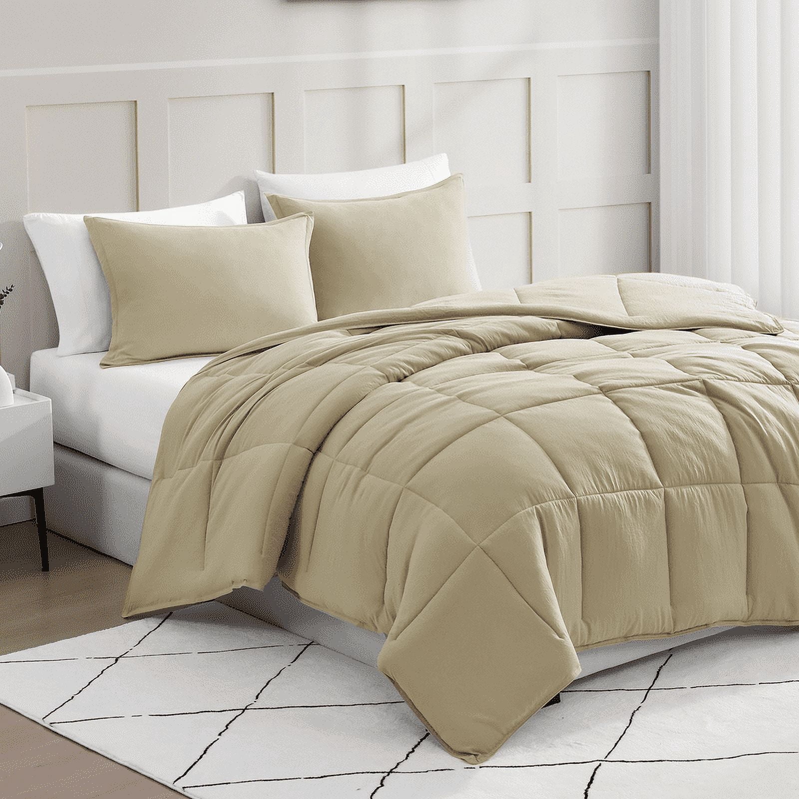 Casa Platino Pre-Washed Comforter Set Twin Size - Twin Comforter Set ...