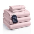 thumbnail image 1 of Casa Platino Split King Size Bed Sheets Set - Washed Ultra-Soft Microfiber Split King Bed Sheets - Extra Soft - 5 Piece Set - Bedding Sheets & Pillowcases, Split King-Sepia Rose, 1 of 9