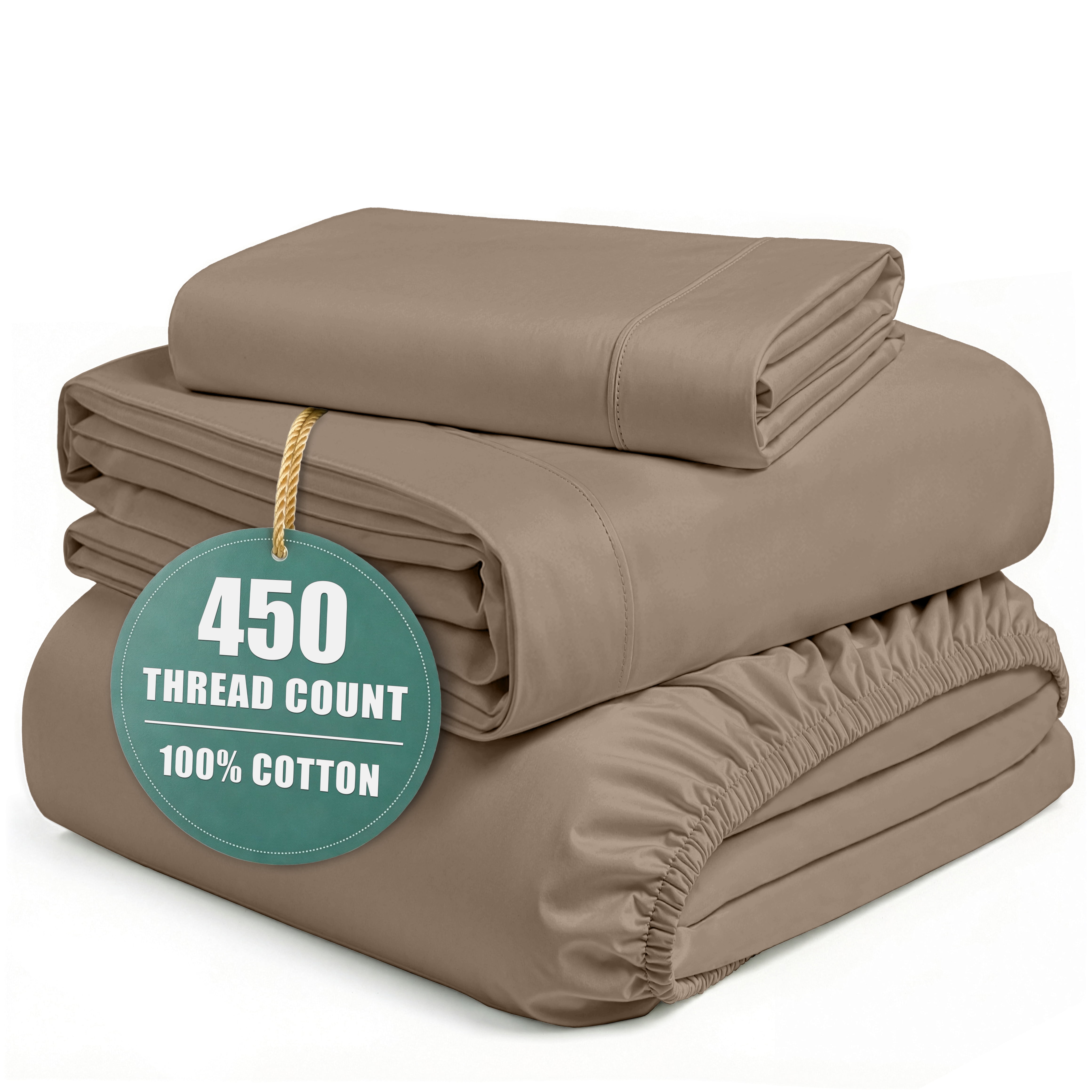 Casa Platino Twin XL Sheets Set, 450 Thread Count Cotton, Deep Pocket ...