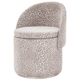 thumbnail image 1 of Casa Pura Furniture Velvet Swivel Chair with Storage, Foldable Backrest Accent Chair, Light Leopard Taupe, 1 of 8