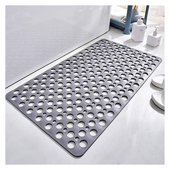 Casa and Shower Mat, Bathtub Mat Non Slip with Suction Cups and Drain ...