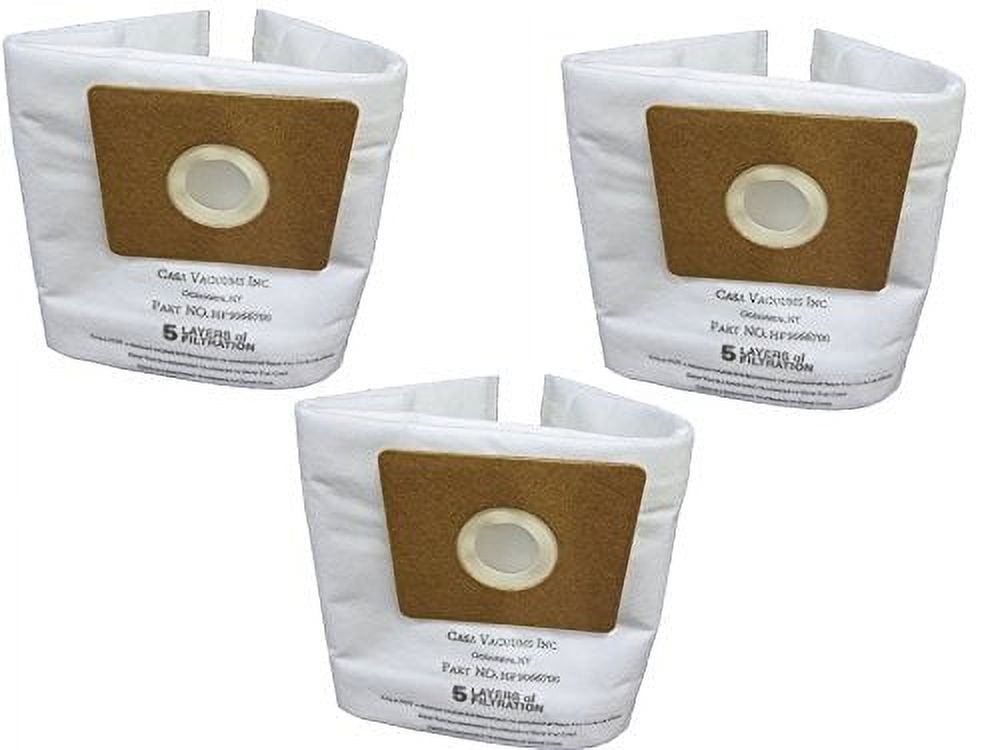 Casa Vacuums Shop-Vac A HEPA FILTRATION 9066700 1.5-Gallon All Around Collection Bag, 3-Pack
