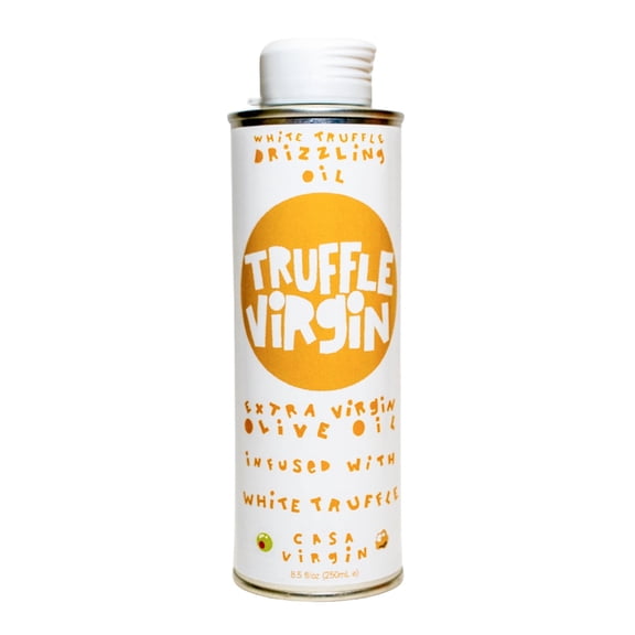 Casa Virgin Truffle Virgin White Truffle Extra Virgin Olive Oil, Italian Drizzling Oil, 250ml