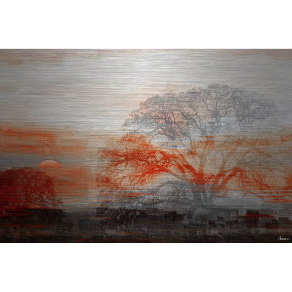 Casa Vista Art Print on Brushed Aluminum