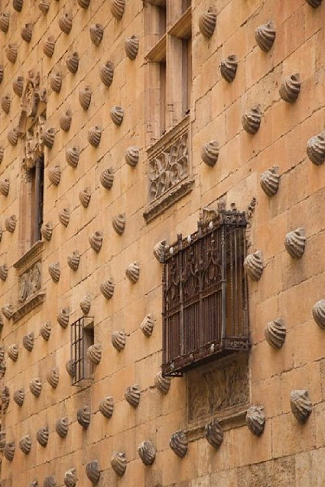 Casa de las Conchas Salamanca Spain Canvas Art - Walter Bibikow DanitaDelimont (18 x 24)