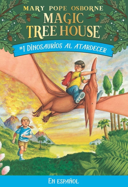 Magic Tree House Dinosaurios al Atardecer, Book 01, (Paperback)