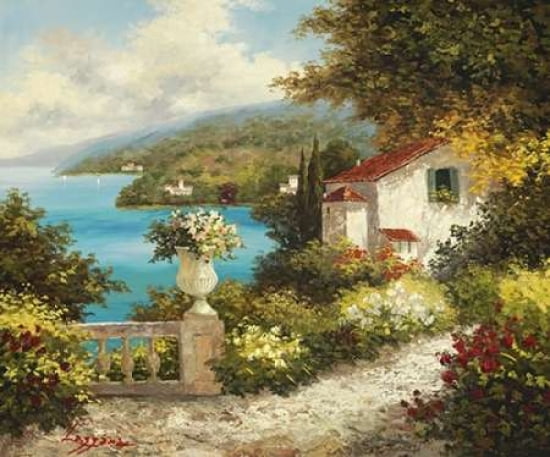 Casa del Mare Canvas Art - Lazzara (20 x 24)