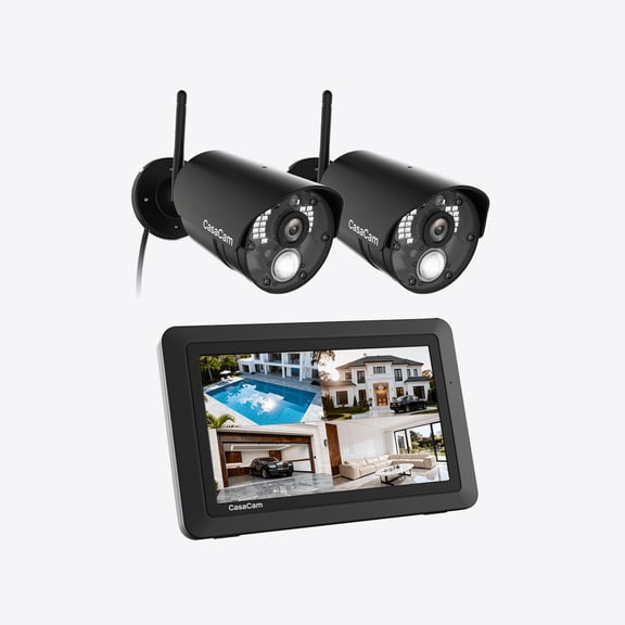 CasaCam GuardianCam Air Wireless Camera with 7" Touchscreen Monitor