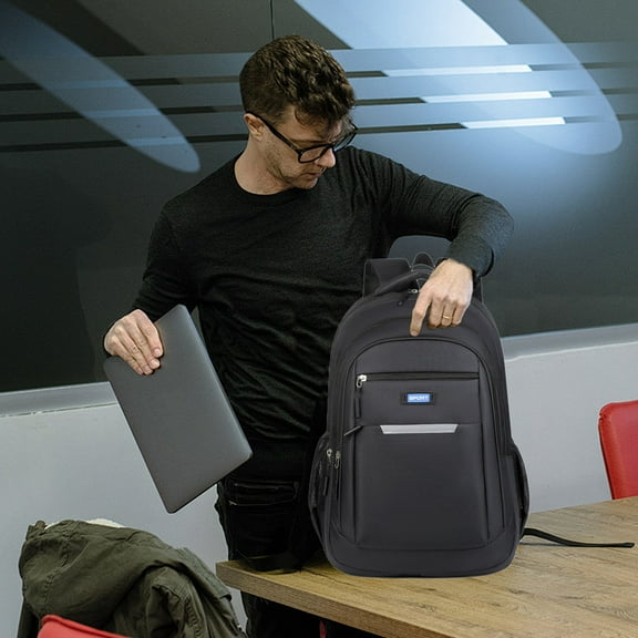 CasaChic 16 Inch Business Laptop Backpack - Water-Resistant Travel Bag with USB Type-C Charging Port, Hidden Anti-Theft Pocket, Compartments & Ergonomic Padded Straps for Business & Outdoor Travel