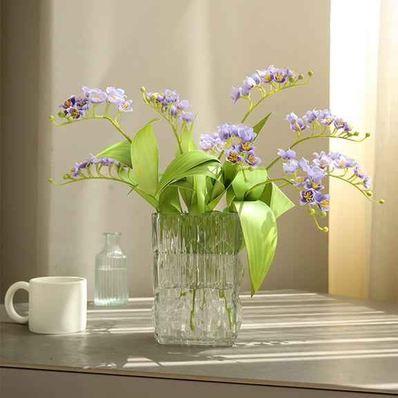 CasaChic 1x Artificial Wind Flower Decoration, 40x13X2cm Realistic Fake Wind Flower, Flexible Iron Wire Core, Maintenance Free, for Home Arrangement, Table Centerpiece, Living Room, Wedding