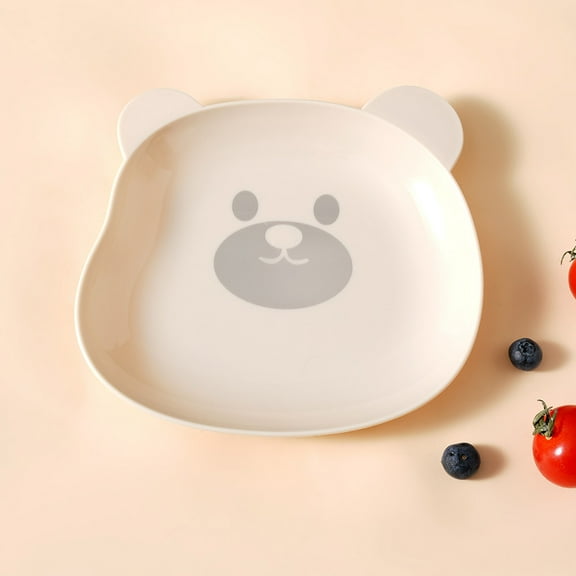 CasaChic 2-Piece Small Bone Spitting Plates, Multi-Purpose Fruit Snack Plates with Stylish Design, Premium Material, Dishwasher Safe & Easy Clean for Party & Gift