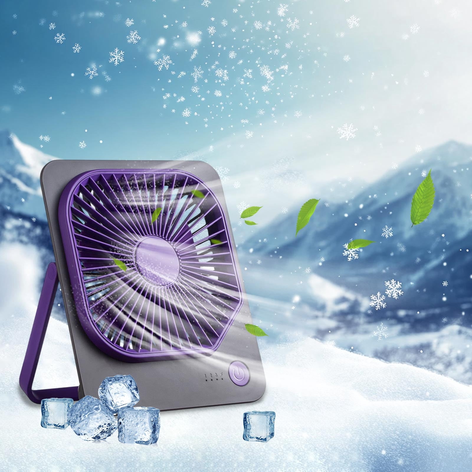Portable Installation Fan CasaChic 3-in-1 Wall Mount & Standing Portable Fan - USB Rechargeable ...