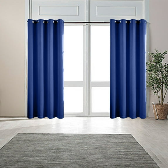 CasaChic 63x52 Inch Elegant Bedroom Curtain Panel Pair - Blackout, Soundproof, Easy - Install for Cozy & Quiet Sleep