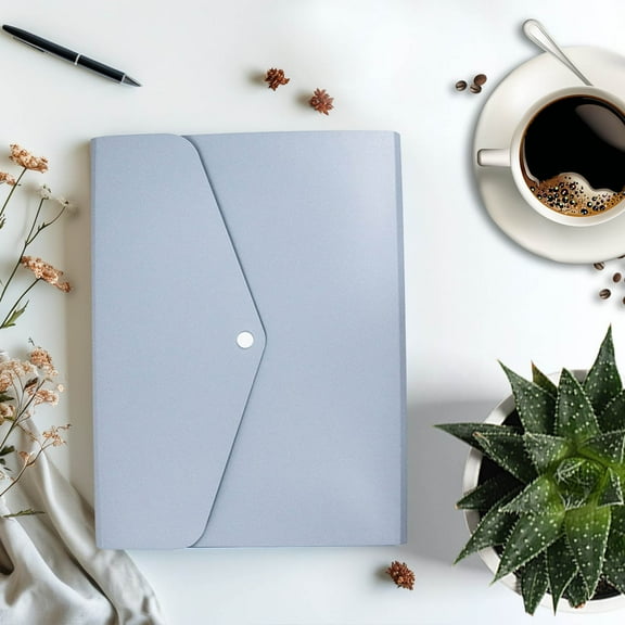 CasaChic A4 Accordion File Bag, 6-Layer Horizontal Storage Organizer with Thickened Waterproof Material, Lightweight Portable Folder for Office School Documents