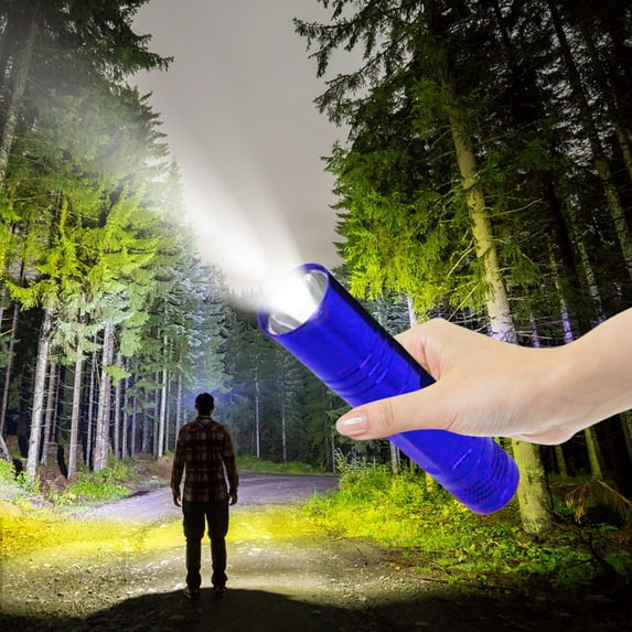CasaChic Aluminum Alloy Mini Strong Light Flashlight with Built-in Battery, Fast Charging LED Small Flashlight for Home and Outdoor Use, Ideal for Hiking, Camping, and Emergency Lighting