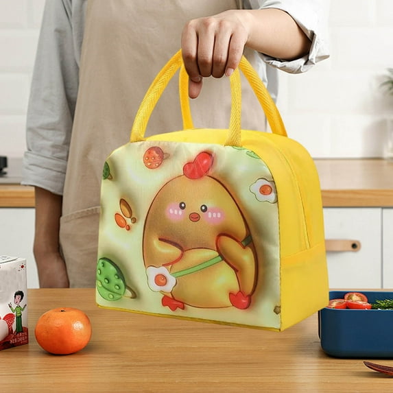 CasaChic Cloth Insulated Lunch Bag with Aluminum Foil Lining - Large Capacity, Large Opening & Water-Resistant - Easy Clean for School, Office & Outdoor Meals