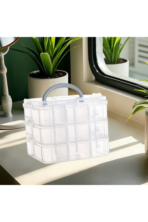 Desktop Jewelry Organizer, Hanging Rack for Rings, Bracelets, Necklaces & Earrings, Plastic Display Shelf for Home Dresser, Portable & Stylish Storage