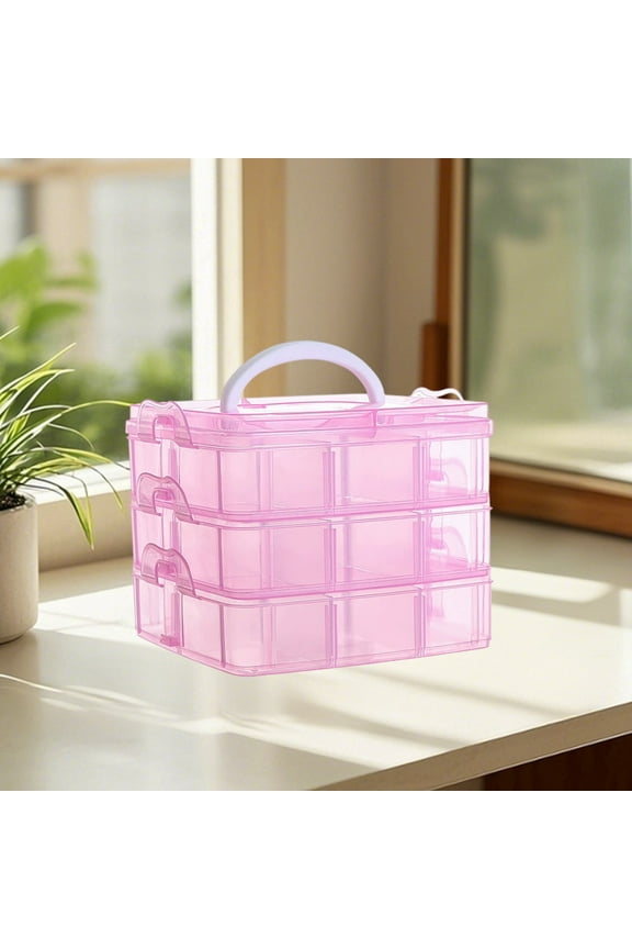 Desktop Jewelry Organizer, Hanging Rack for Rings, Bracelets, Necklaces & Earrings, Plastic Display Shelf for Home Dresser, Portable & Stylish Storage