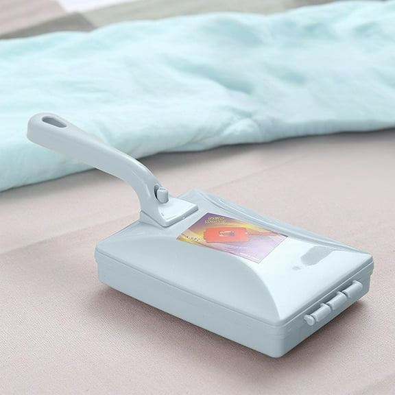 CasaChic Double Roller Dusting Brush, Multi-function Carpet Cleaning Vacuum Brush for Clothes Delinting & Bed Sweeping