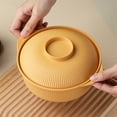 thumbnail image 1 of CasaChic Eco-Friendly Straw Fiber Reusable Lightweight Bowl, Large Capacity Microwave & Dishwasher Safe, Multipurpose for Rice, Soup, Salad & Snacks, Ideal for Kitchen & Outings, 1 of 6