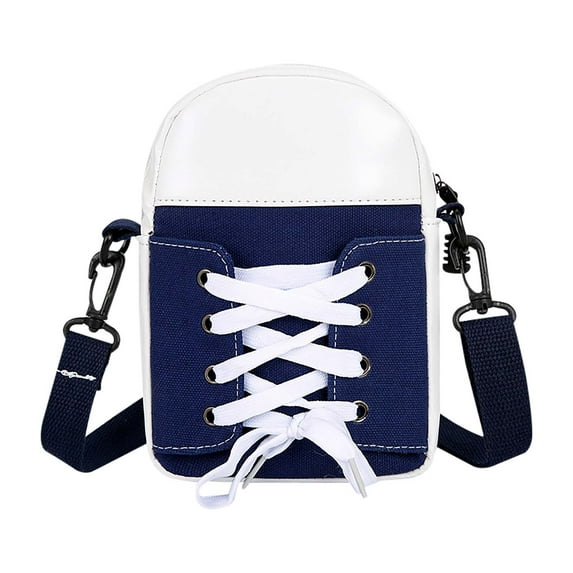 CasaChic Handmade Patchwork Crossbody Bag, Shoe Shaped Design with Leather Canvas, Adjustable Strap Funny Gift for Women, Fashion Accessory for Daily Shopping Outdoor