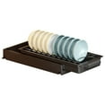 thumbnail image 1 of CasaChic Heavy Duty Slide Out Rack with Adhesive Film, Drying Rack Set with Drainboard - Space-Saving, Adjustable Dividers for Kitchen & Living Room, 1 of 1