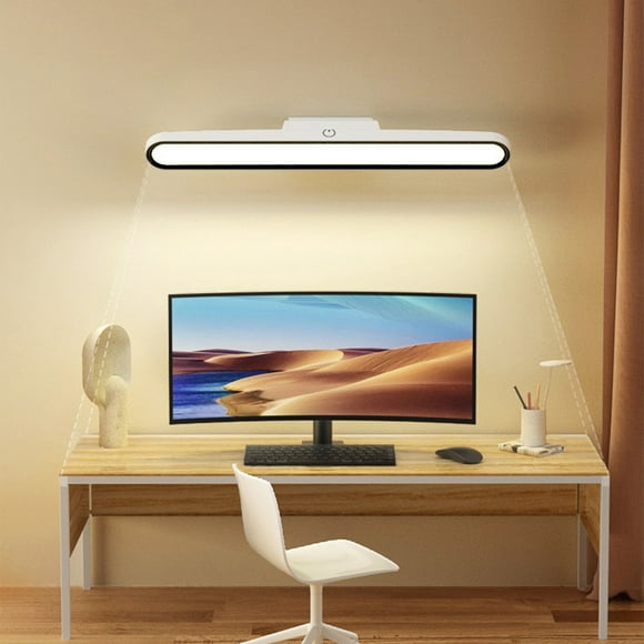 CasaChic Magnetic LED Desk Light, 3 Brightness Levels, Touch Control, USB Rechargeable, 80° Adjustable Angle, Eye Caring, for Study, Office, Home