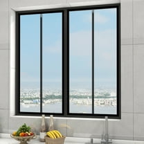 CasaChic Magnetic Non-Mosquito Window Screen - Self-Adhesive No Drill Insect Net for Doors & Windows, Adjustable Breathable Mesh for Bathroom Kitchen Bedroom Home Hotel