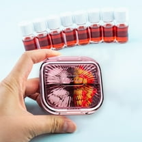 CasaChic Mini Small Storage Box, Transparent Portable with Compartments - Sealed & Padding Proof, Vitamin Organizer for Small Items