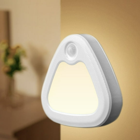CasaChic New Human Body Motion Sensor LED Night Light for Wardrobe, Bedside, and Sideboard, Battery Operated, Portable, Compact, Easy Installation, Provides Automatic Lighting in Dark Areas