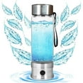 thumbnail image 1 of CasaChic Portable Hydrogen Water Generator Bottle, Rechargeable USB Glass Bottle with SPE/PEM Technology, 420ML Capacity, 1500ppb Hydrogen Concentration, Antioxidant for Immunity & Gastro Health, 1 of 9