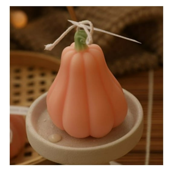 CasaChic Pumpkin Shaped Candles, Aroma Candle, Pumpkin Tea Light for Home Decor, Bedroom, Bathroom, Party, Thanksgiving Decor, Decorative Candle Perfect for Gatherings