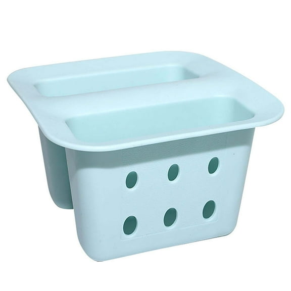 CasaChic Saddle Style Hanging Storage Basket, Kitchen Faucet Organizer with Drainage, Food Grade PP Material for Sponge, Wiping Cloth, No Installation Needed, Space Saving