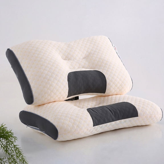 CasaChic Soft Non-Collapsing Cervical Protection Pillow, Sleep Aid Washable Breathable, for Adults Students Household
