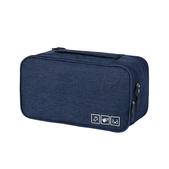 CasaChic Travel Underwear & Bra Storage Bag - Multi-Segment Design, Large Capacity with Cationic Fabric for Organized Packing
