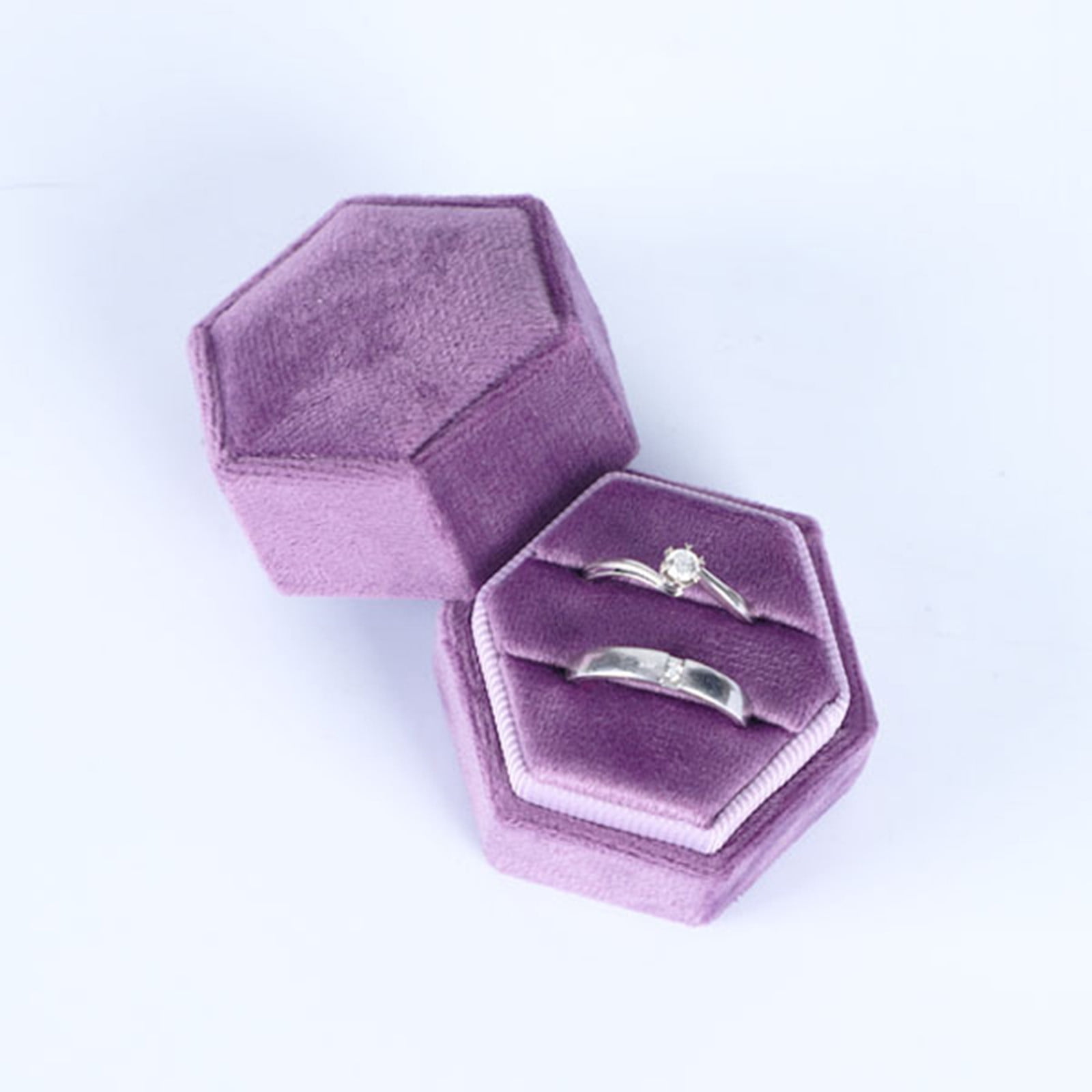 CasaChic Velvet Ring Box, Jewelry Packaging Box & Ring Storage Box ...