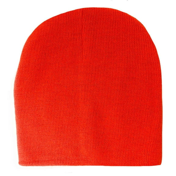 Casaba Beanies Short Uncuffed Knit Soft Warm Winter Caps Hats Mens Womens