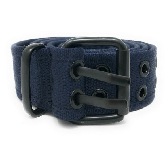 Casaba Canvas Fabric Belts for Kids Boys Girls 2 to 10 years Double Rows