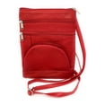 thumbnail image 1 of Casaba Womens Genuine Leather Crossbody Purse Shoulder Messenger Bag Organizer, 1 of 3