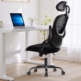 thumbnail image 1 of Casabay Ergonomic Office Chair, High-Back Mesh Desk Chairs with Flip-up Armrest Adjustable Headrests, Comfortable Lumbar Support, for Home, Work, Study, 1 of 7